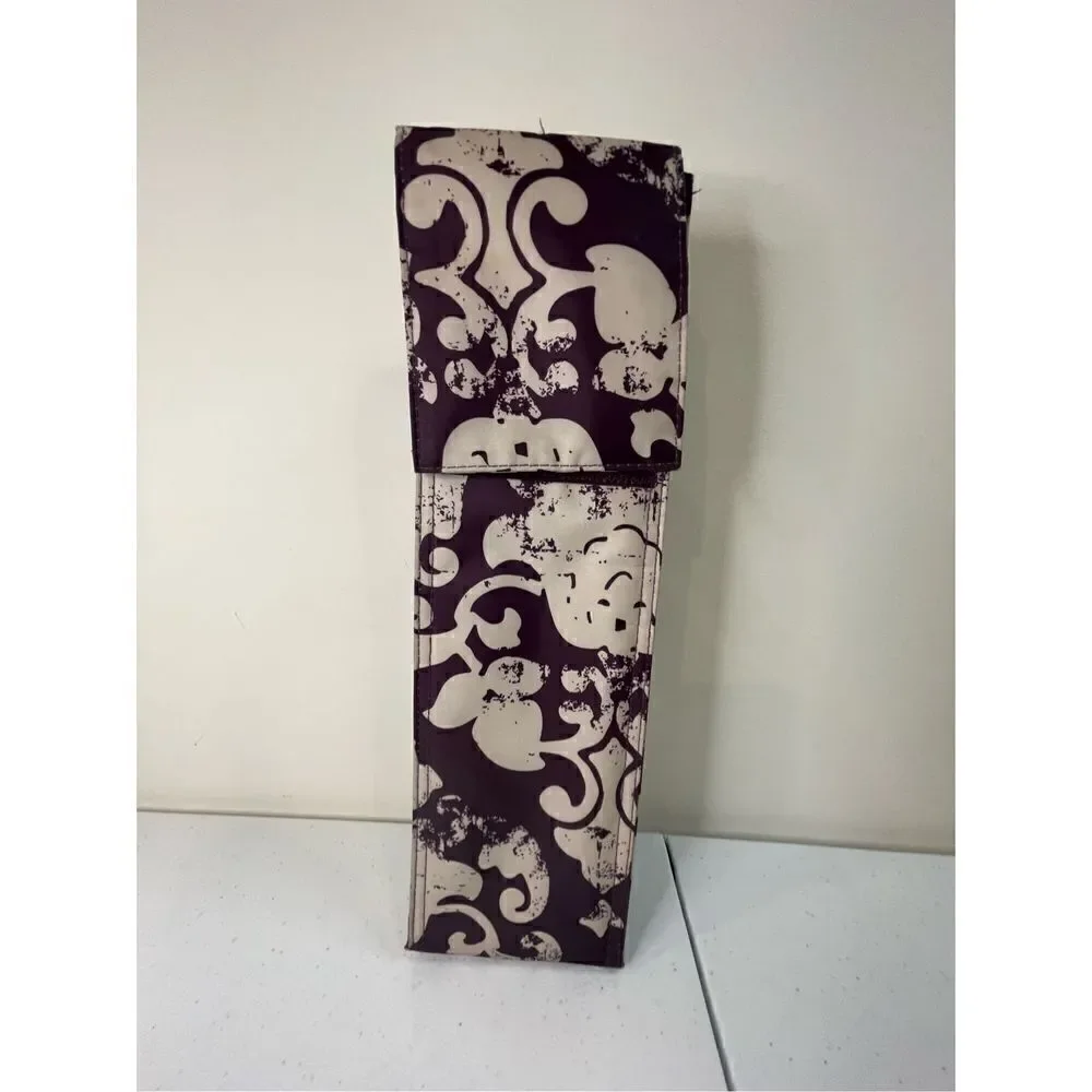 Thirty One wine insulated carrier purple bottle carrier
